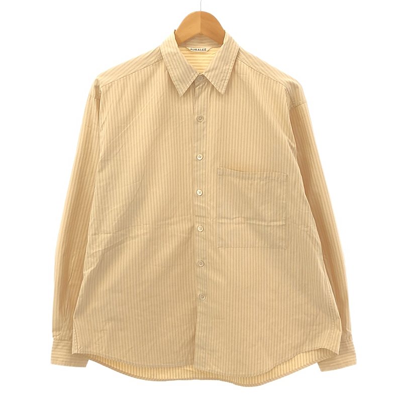 WASHED FINX TWILL BIG SHIRTS ウォッシュドフィンクスツイル ビッグシャツ