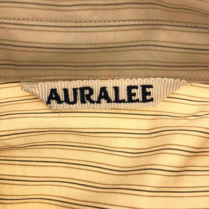 AURALEE / オーラリー WASHED FINX TWILL BIG SHIRTS ウォッシュドフィンクスツイル ビッグシャツ