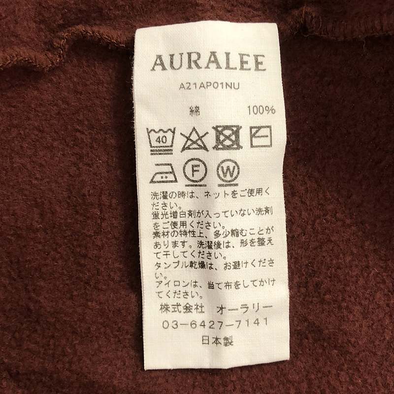 AURALEE / オーラリー ELASTIC HIGH GAUGE SWEAT P/O ハイゲージ クルーネックスウェット