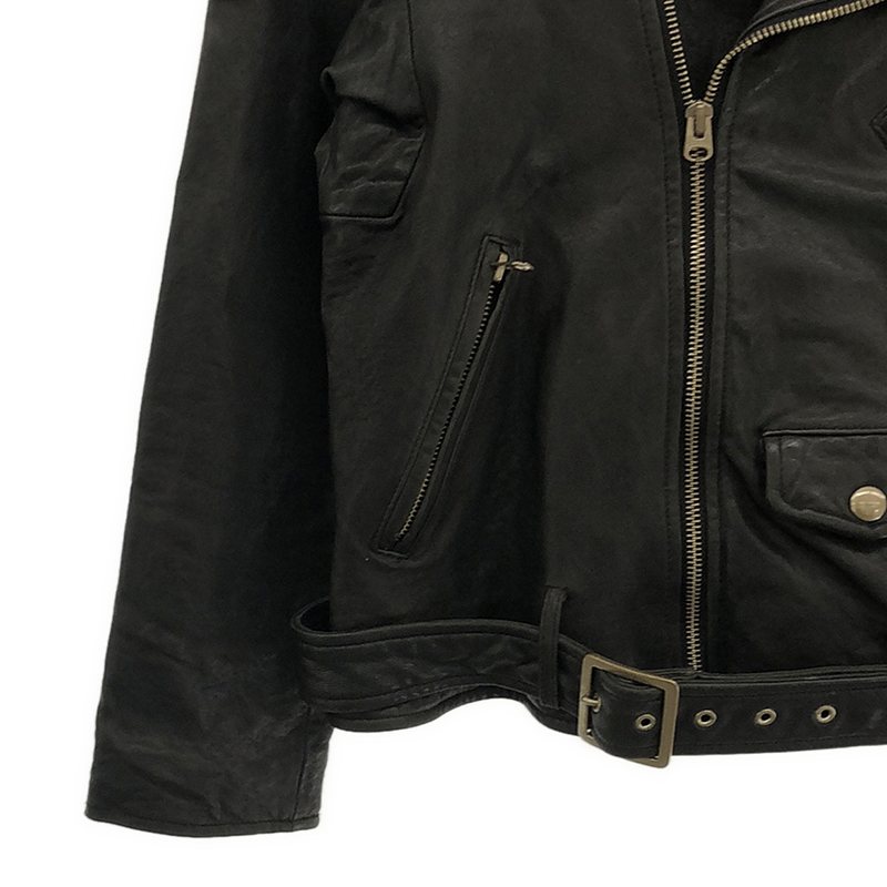 beautiful people / ビューティフルピープル shrink leather riders jacket ライダースジャケット