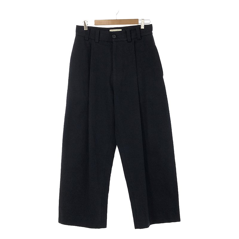 BUSHEL WOOL TWILL VOLUME PANT ウールツイル 2タック ワイドパンツ