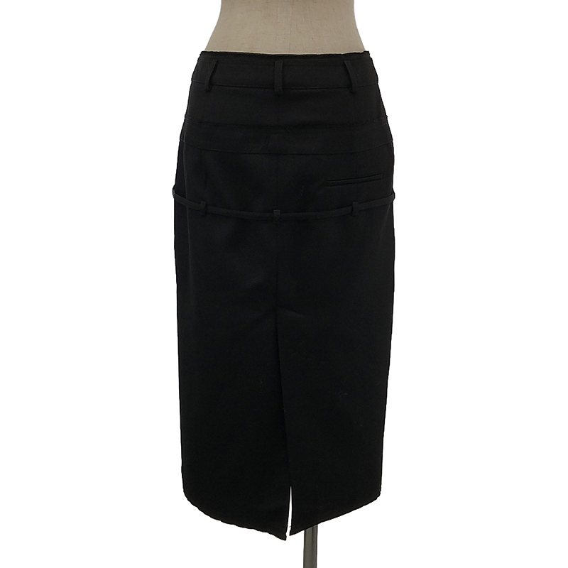 JACQUEMUS / ジャックムス VIRGIN WOOL MIDI SKIRT ロングスカート