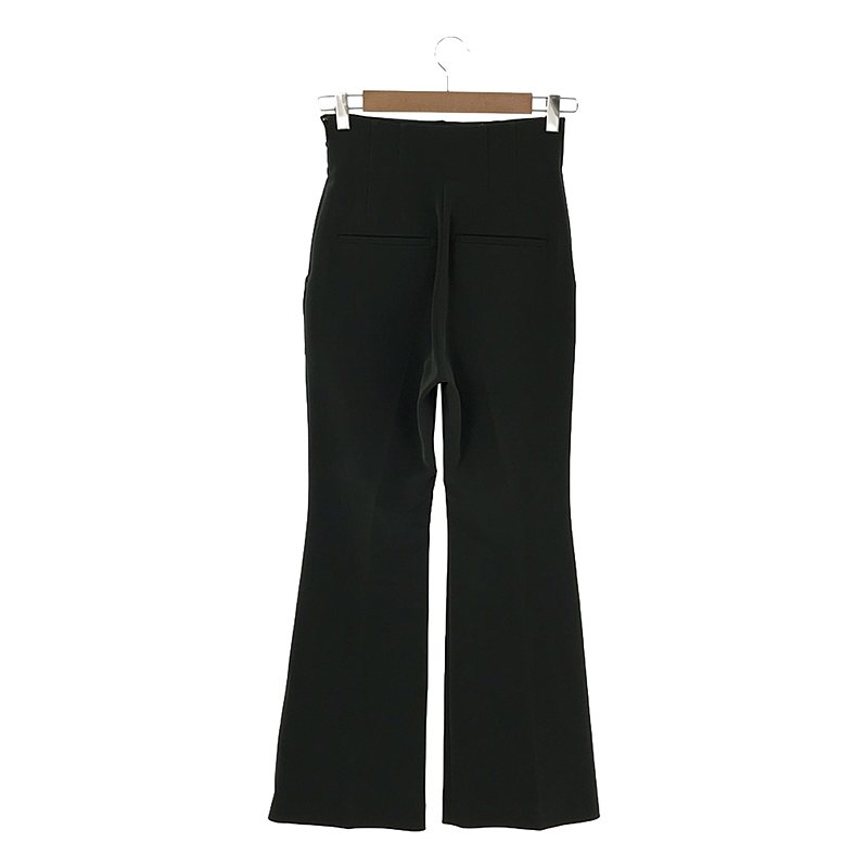 Mame Kurogouchi / マメクロゴウチ Acetate Polyester Cropped Trousers / アセテート スラックスパンツ