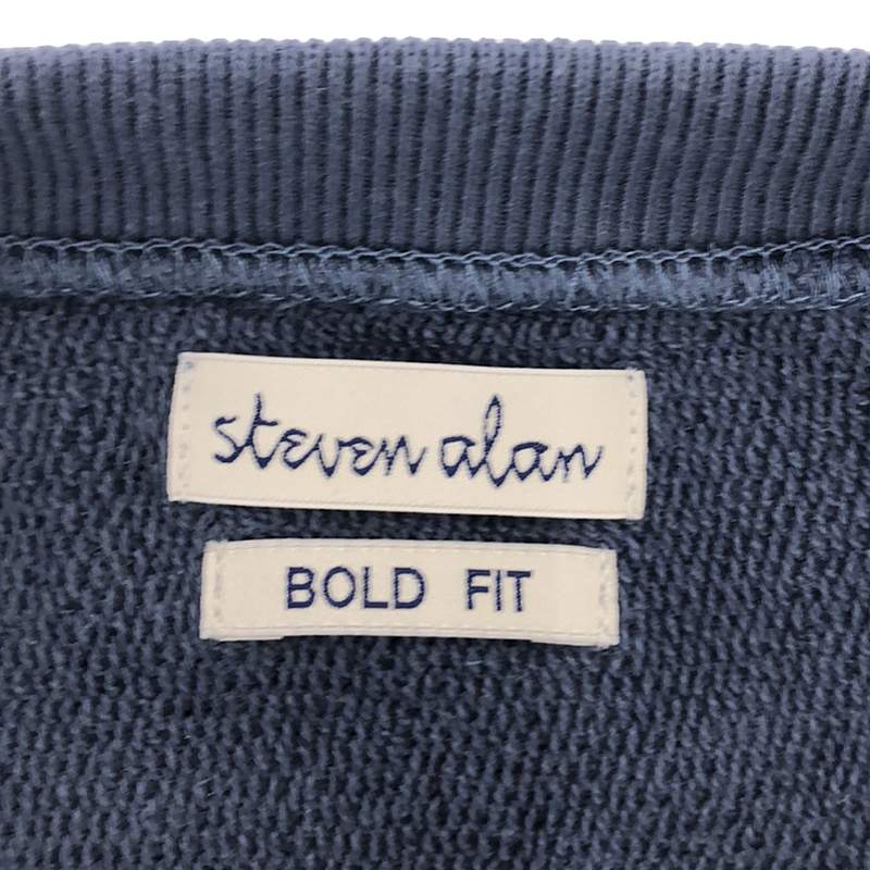 steven alan / スティーブンアラン URAKE FREEDOM SLEEVE CREW NECK SWEAT BOLD 裏毛 フリーダムスリーブ クルーネックスウェット