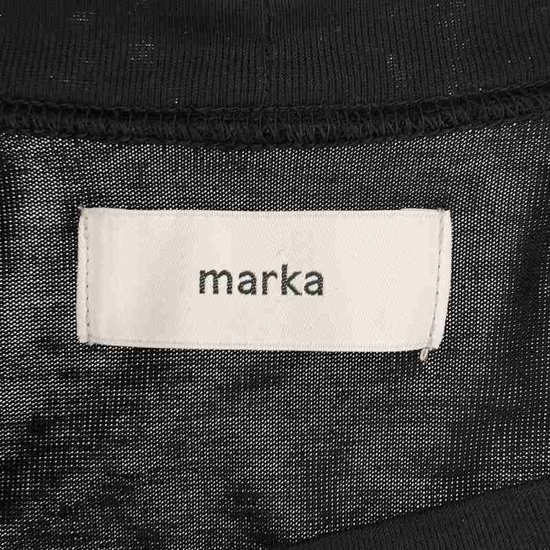 marka / マーカ MOCK NECK - 50/-compact knit モックネック Tシャツ