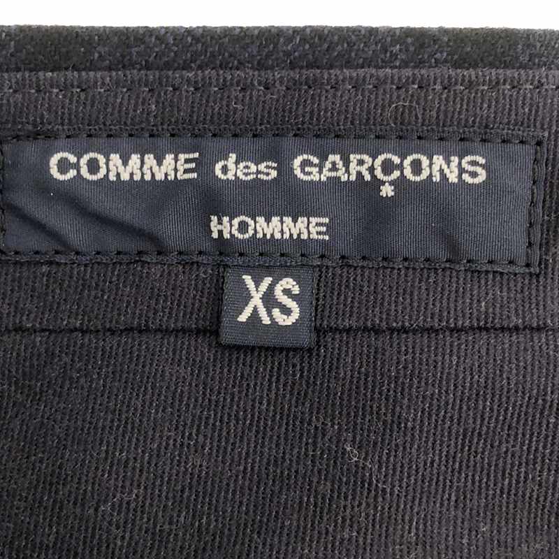 COMME des GARCONS HOMME / コムデギャルソンオム ウール チェック 2タック テーパード ワイド スラックスパンツ