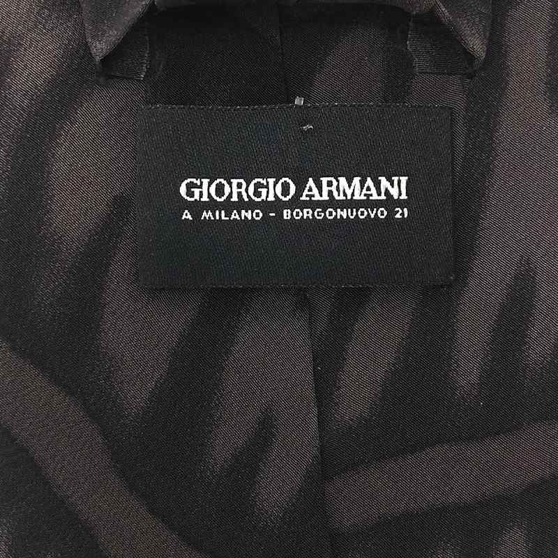 GIORGIO ARMANI / ジョルジオアルマーニ イタリア製 シルク 総柄 ネクタイ