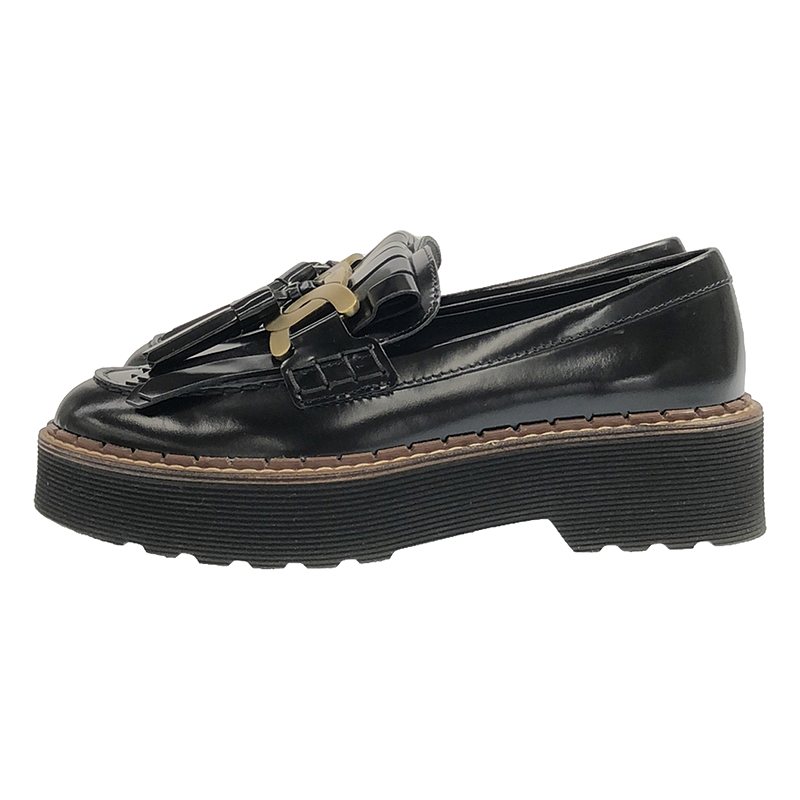 TOD'S / トッズ KATE LOAFERS ケイト キルト タッセル メタルバックル ローファー