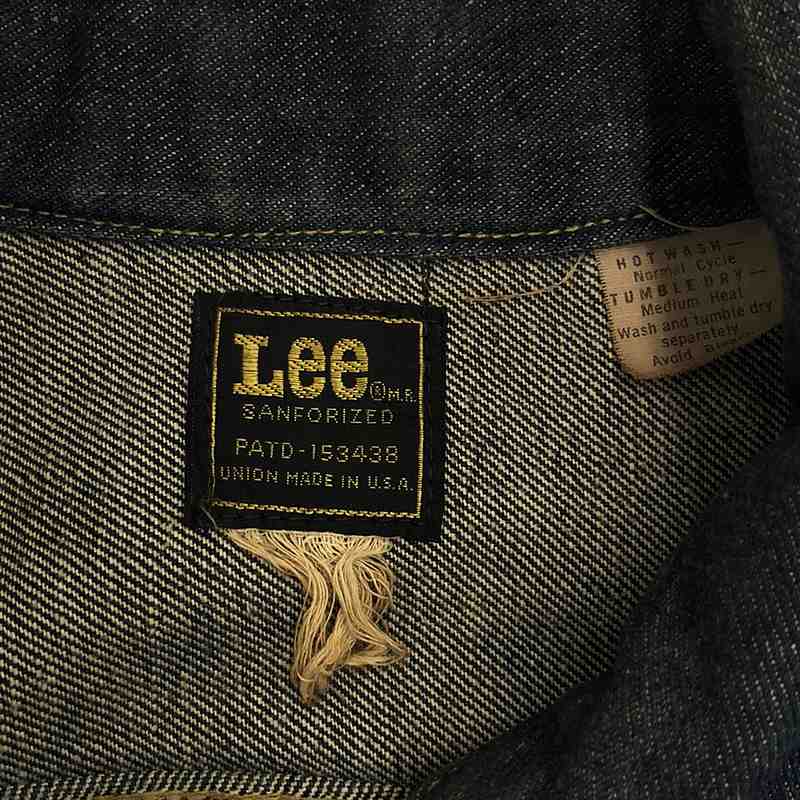 Lee / リー 70s〜80s ヴィンテージ USA製 四角黒タグ PATD-153438 デニムジャケット