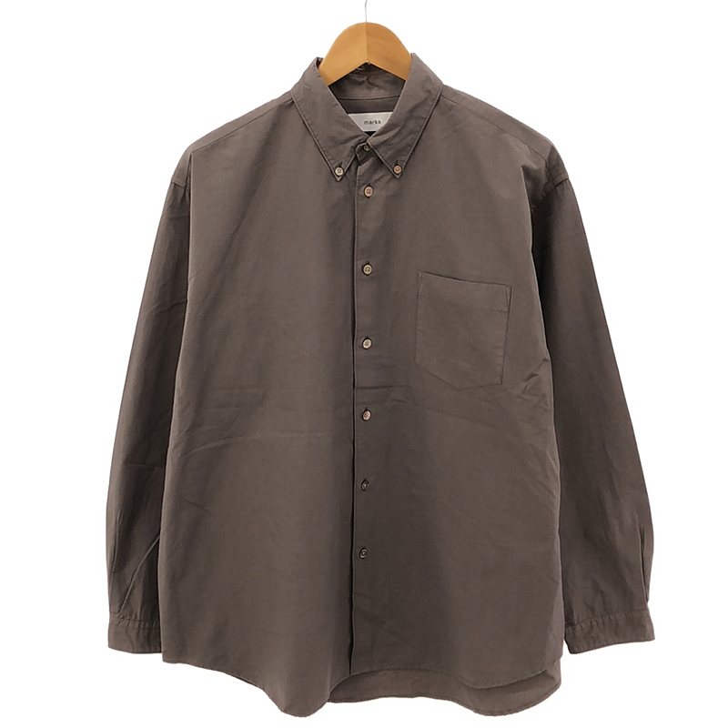 POLO COLLAR SHIRT ORGANIC COTTON BROAD オーガニックコットンブロード ボタンダウンシャツ