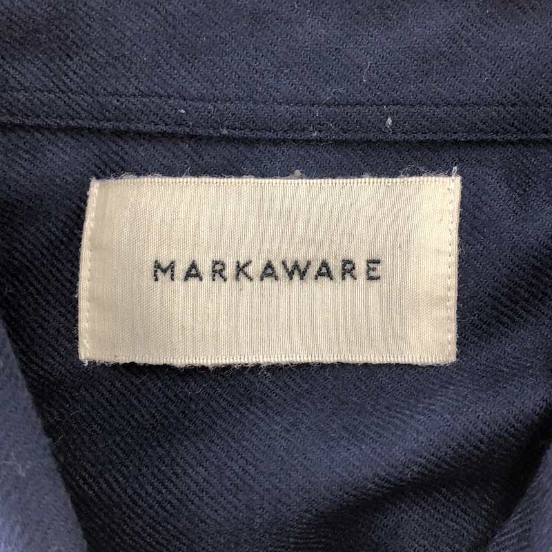 MARKAWARE / マーカウェア COMFORT FIT SHIRTS SUPER100s WOOL VIYELLA ウール ヴィエラ コンフォートフィットシャツ