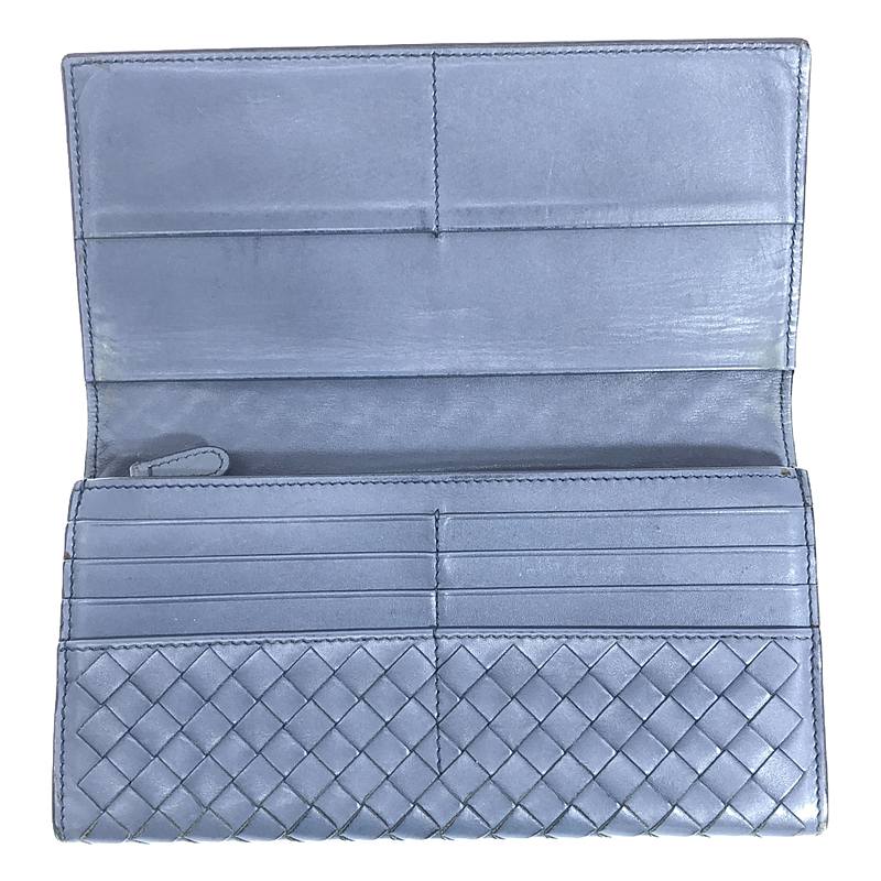 BOTTEGA VENETA / ボッテガヴェネタ イントレチャート 二つ折り 長財布
