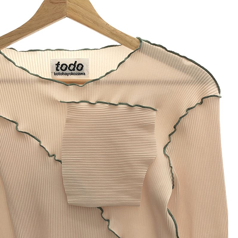 kotohayokozawa / コトハヨコザワ todo プリーツトップス