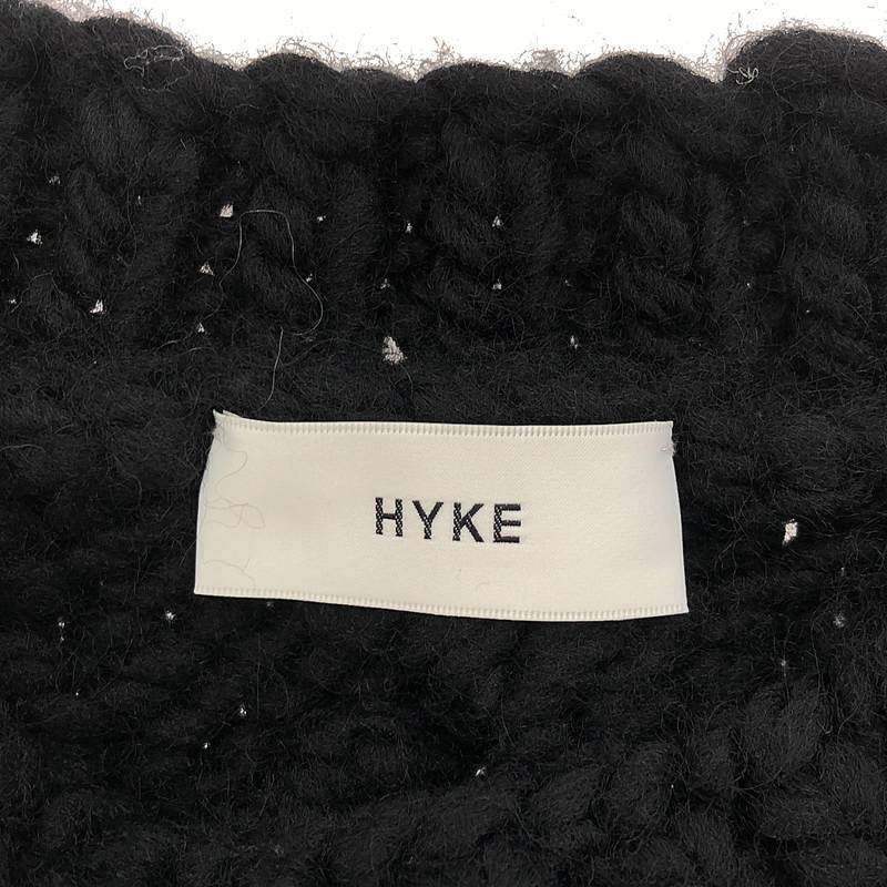 HYKE / ハイク CABLE-KNIT CROPPED VEST ケーブルニットベスト