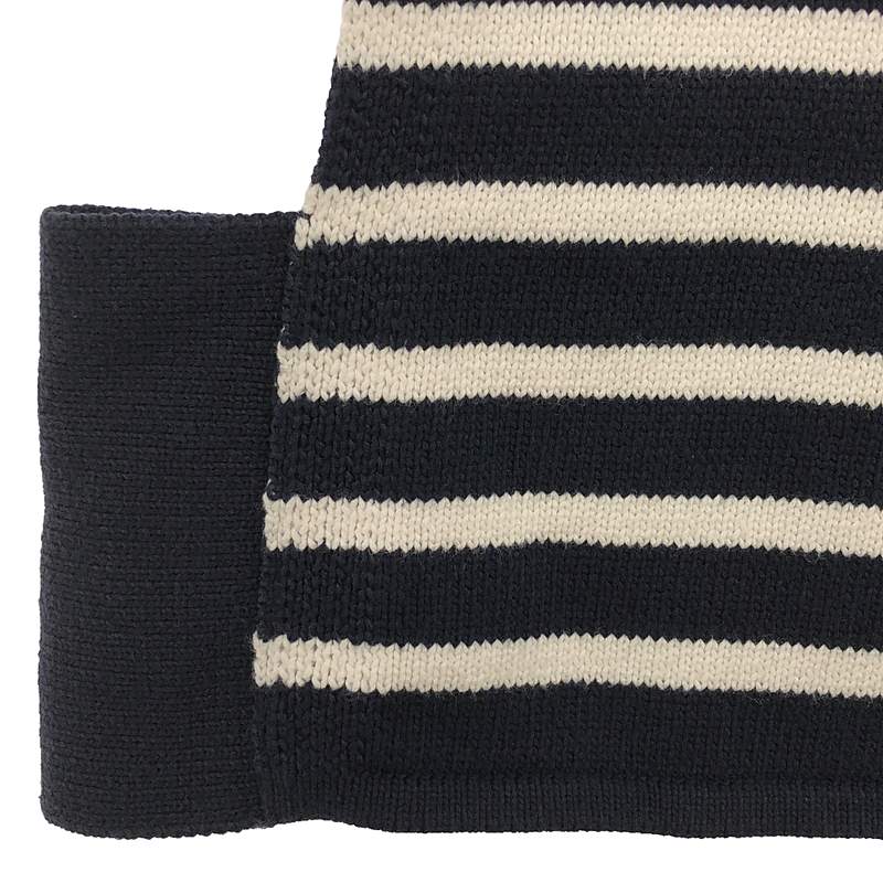 HYKE / ハイク STRIPED SWEATER CROPPED TOP ニットベスト