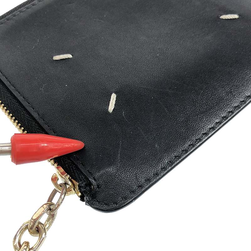 Maison Margiela / メゾンマルジェラ レザー ゴールドキーリング カードコインケース