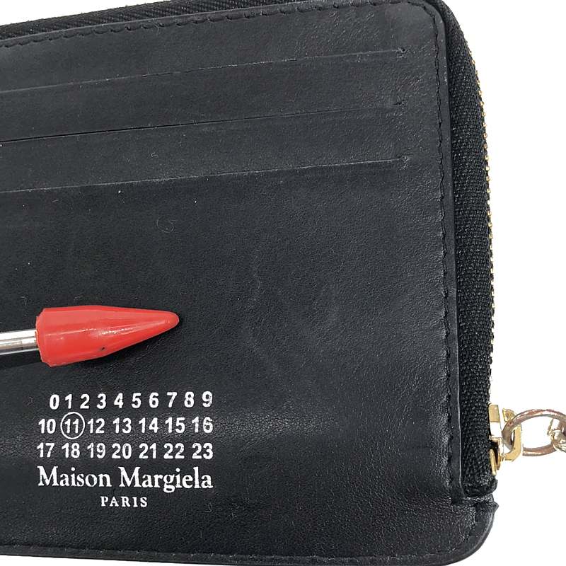 Maison Margiela / メゾンマルジェラ レザー ゴールドキーリング カードコインケース