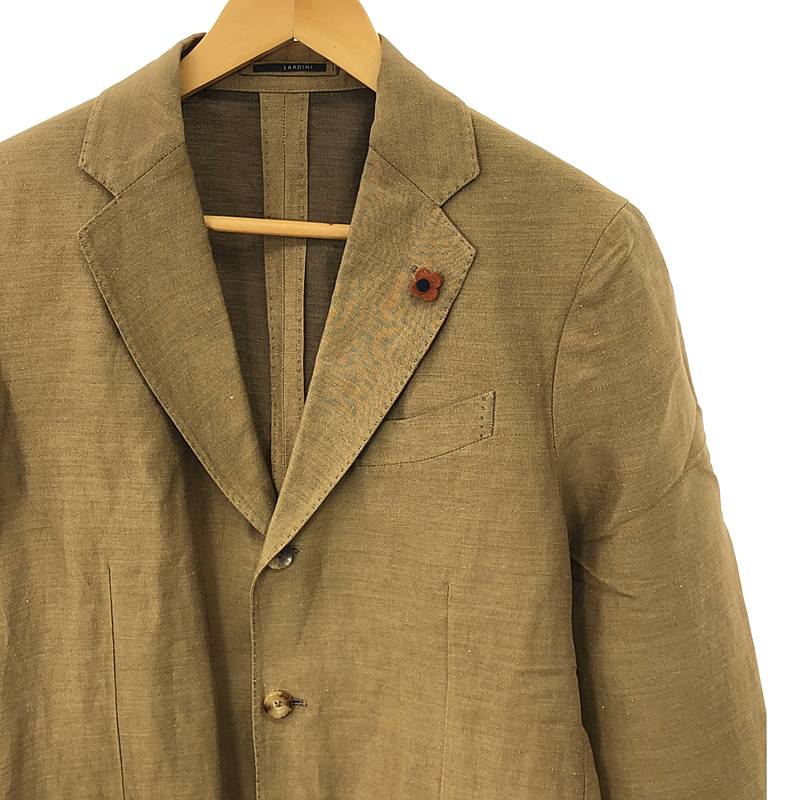 LARDINI / ラルディーニ リネン レーヨン 3B テーラードジャケット
