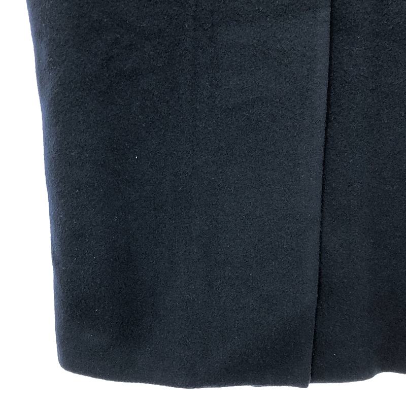 mizuiroind / ミズイロインド ウール スタンドカラー シングル コート / 総裏地