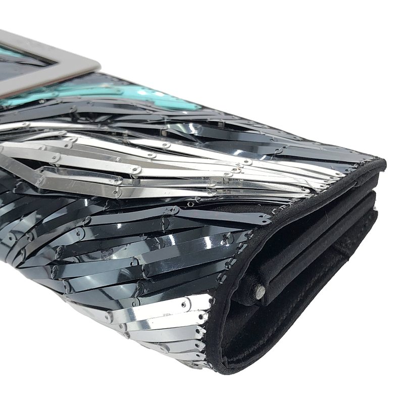 Roger Vivier / ロジェ・ヴィヴィエ メタリック テープリボン クラッチバッグ