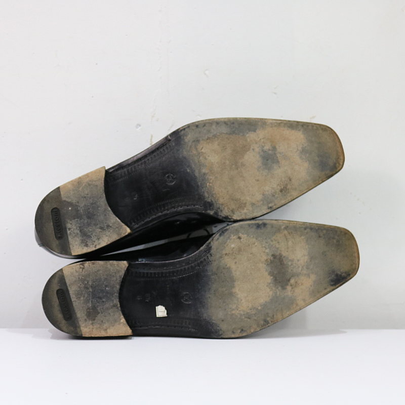 a.testoni / アテストーニ エナメルレザーシューズ