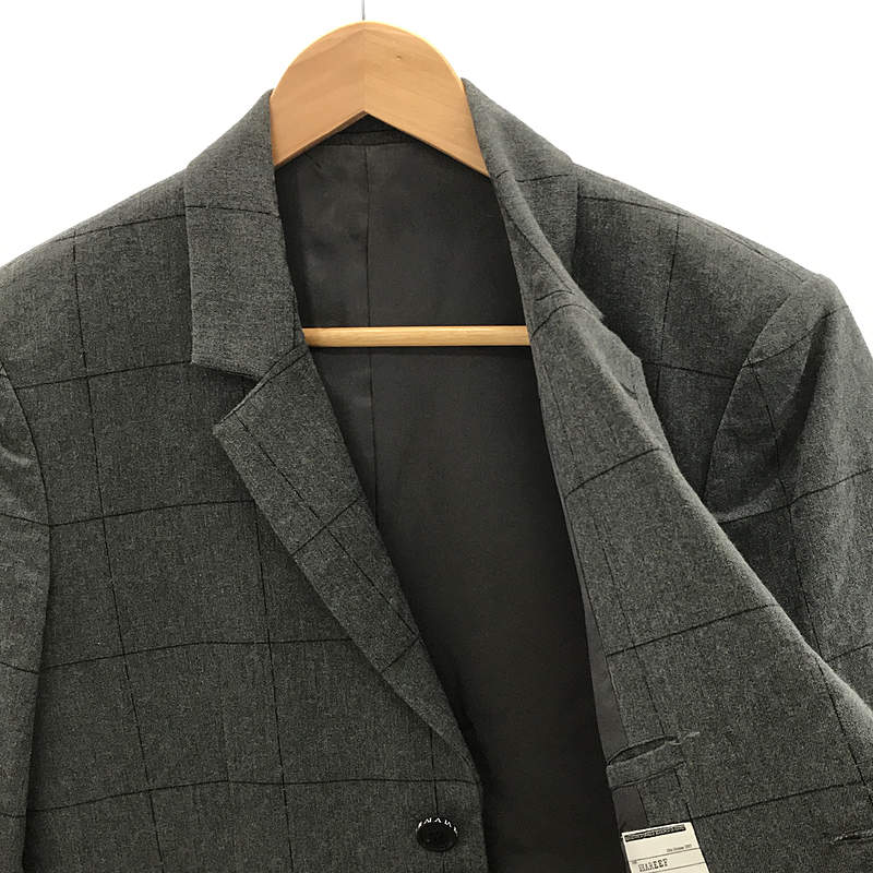 WINDOWPANE CHESTER COAT ウインドウペン チェスターコートSHAREEF / シャリーフ