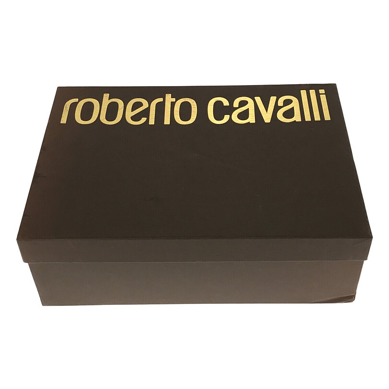 roberto cavalli / ロベルト カヴァリ スエード レースアップ アーモンドトゥ パンプス 箱・保存袋有