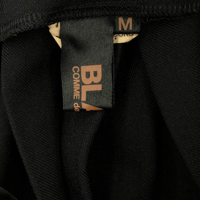 BLACK COMME des GARCONS / ブラックコムデギャルソン ポリエステル縮絨 ボア ジャンパースカート