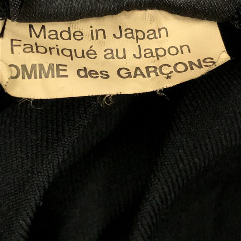 ポリエステル縮絨 ボア ジャンパースカートBLACK COMME des GARCONS / ブラックコムデギャルソン