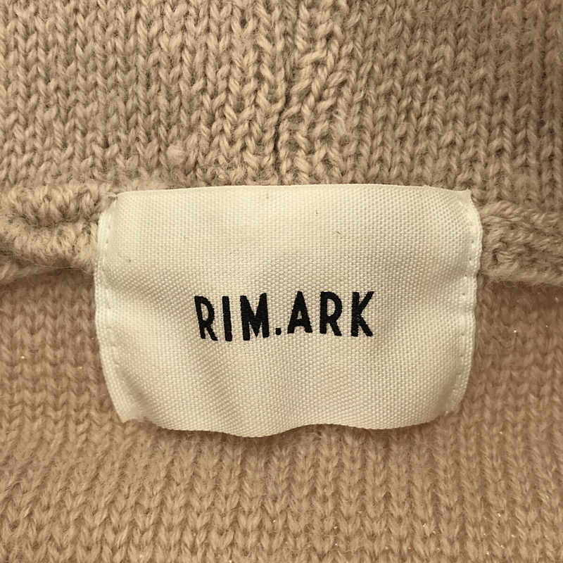 RIM.ARK / リムアーク Highneck knit hoodie ハイネック ニットパーカー