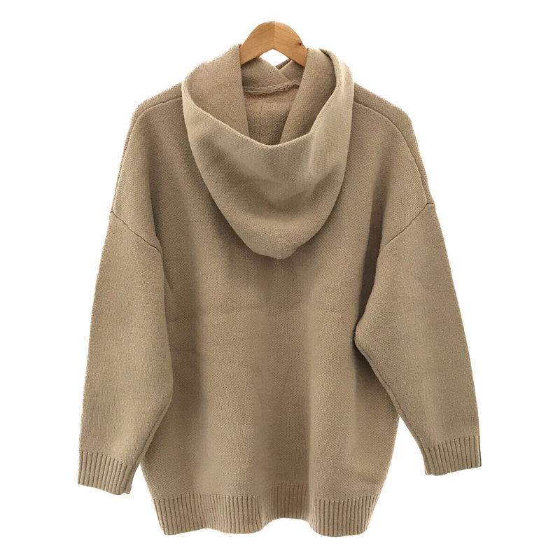 Highneck knit hoodie ハイネック ニットパーカーRIM.ARK / リムアーク