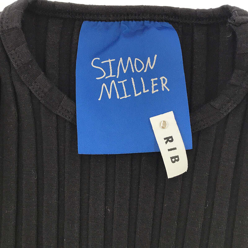 SIMON MILLER / サイモンミラー リブニット プリーツ ロングワンピース