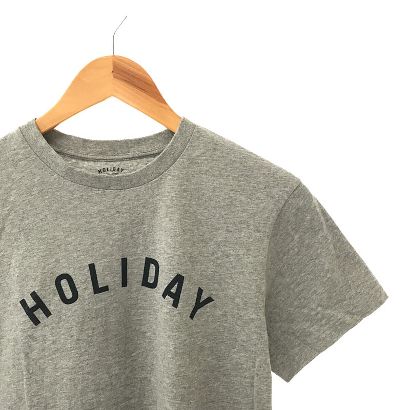 L'Appartment DEUXIEME CLASSE / アパルトモンドゥーズィエムクラス HOLIDAY Tee ホリデー フロンドロゴ クルーネック カットソー Tシャツ