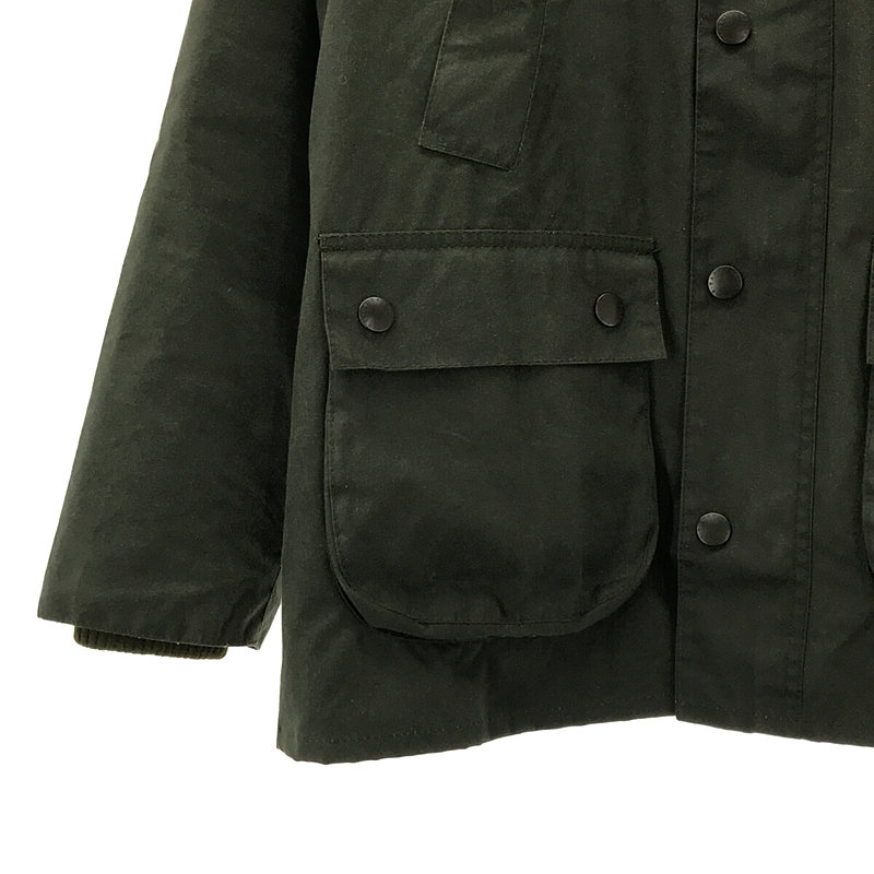 Barbour / バブアー BEDALE SL WAXED ビデイル チンストラップ コーデュロイ切替 ワックス オイルド ジャケット