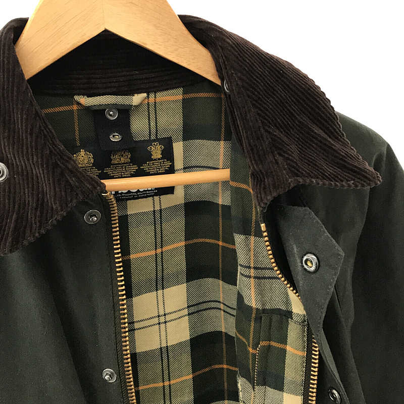 Barbour / バブアー BEDALE SL WAXED ビデイル チンストラップ コーデュロイ切替 ワックス オイルド ジャケット