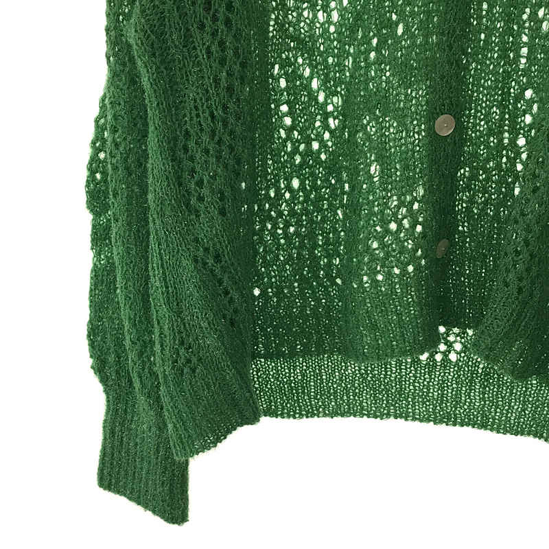 Mame Kurogouchi / マメクロゴウチ Botanical Pattern Knitted Lame Cardigan ボタニカルパターンラメカーディガン