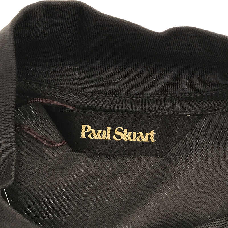 Paul Stuart / ポールスチュアート ワンポイント刺繡ロゴ クルーネック コットン Tシャツ カットソー