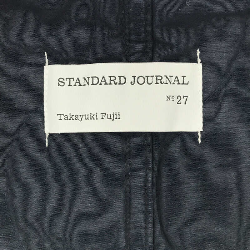 JOURNAL STANDARD / ジャーナルスタンダード STANDARD JOURNAL by FUJII Vest 藤井隆行氏デザイン キルティング ベスト