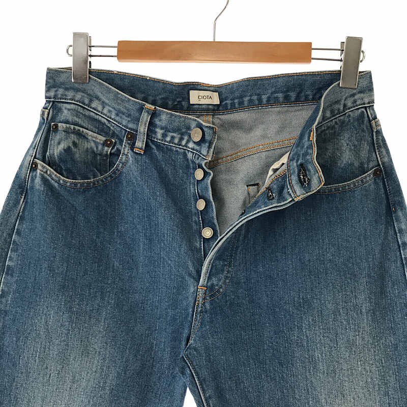 CIOTA / シオタ 5P 13.5oz SUVIN COTTON STRAIGHT DENIM 本藍 セルビッチ スビンコットン デニム パンツ ジーパン