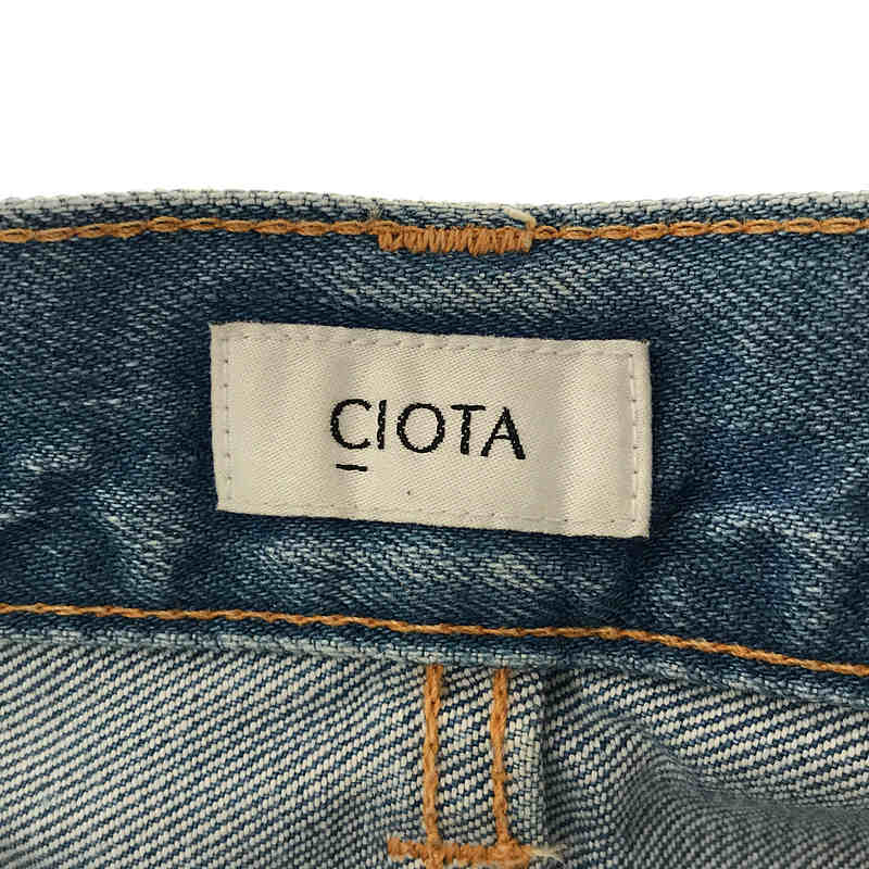 CIOTA / シオタ 5P 13.5oz SUVIN COTTON STRAIGHT DENIM 本藍 セルビッチ スビンコットン デニム パンツ ジーパン