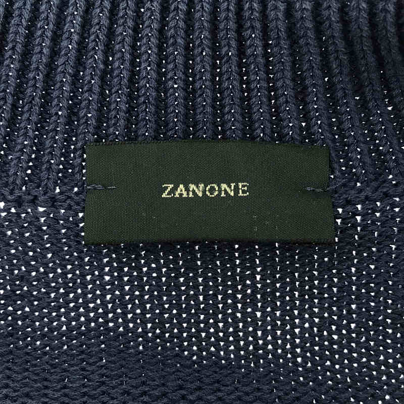ZANONE / ザノーネ イタリア製 コットン 襟付き カーディガン