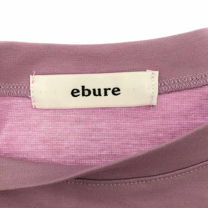 ebure / エブール 超長綿スーピマコットン クルーネックTシャツ