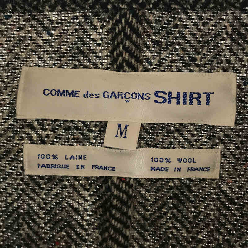 COMME des GARCONS SHIRT / コムデギャルソンシャツ ネップツイード テーラードジャケット
