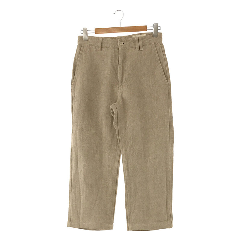 CANADA製 LINEN 100% STAIGHTFORWARD PANT リネン パンツJAMES COWARD / ジェームスカワード