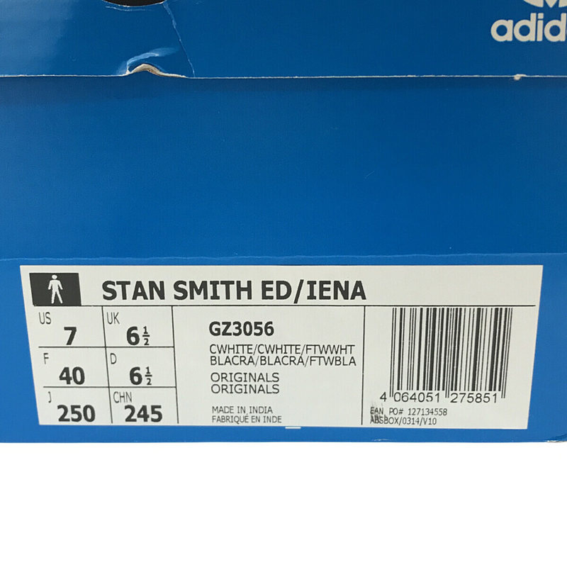 adidas / アディダス × EDIFICE × IENA エディフィス イエナ 別注 STAN SMITH CHALK WHITE スタンスミス ローカットスニーカー 箱有