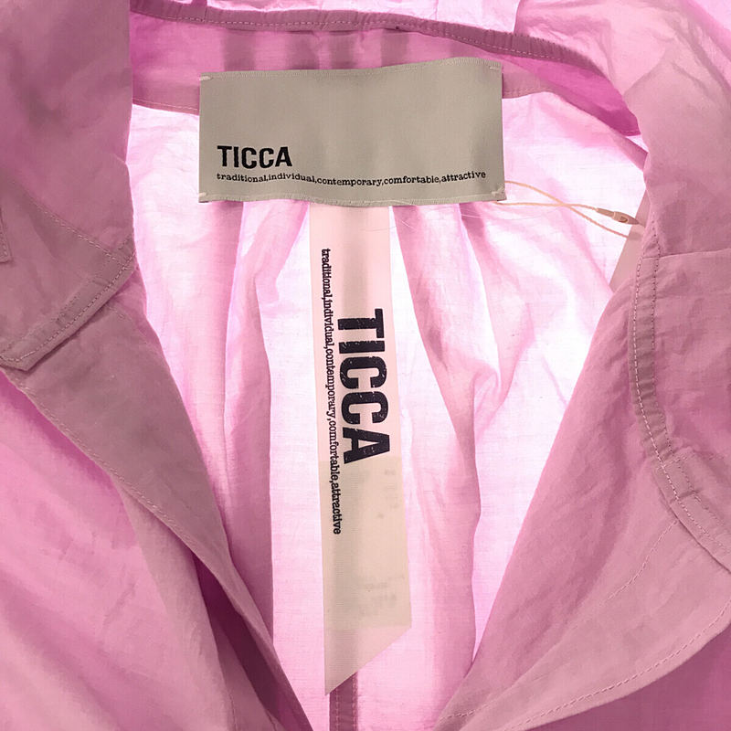 TICCA / ティッカ Demi-Luxe BEAMS取扱い アノラック フーディチュニック プルオーバー