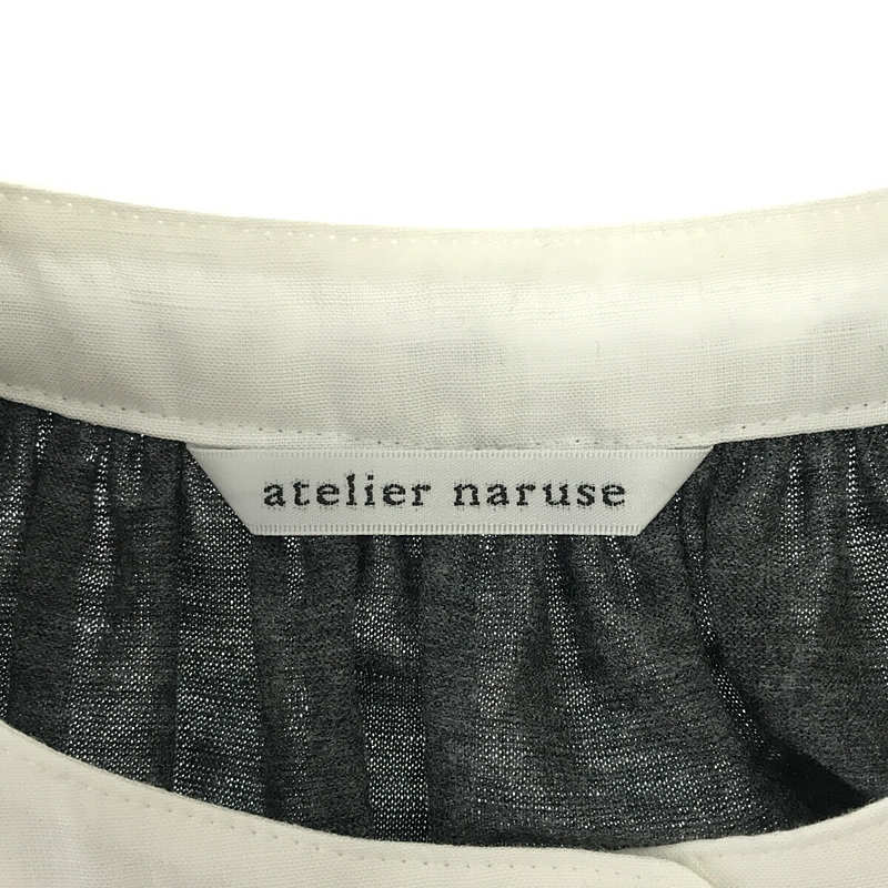 atelier naruse / アトリエナルセ ウールリネンプザムシャツカットソー