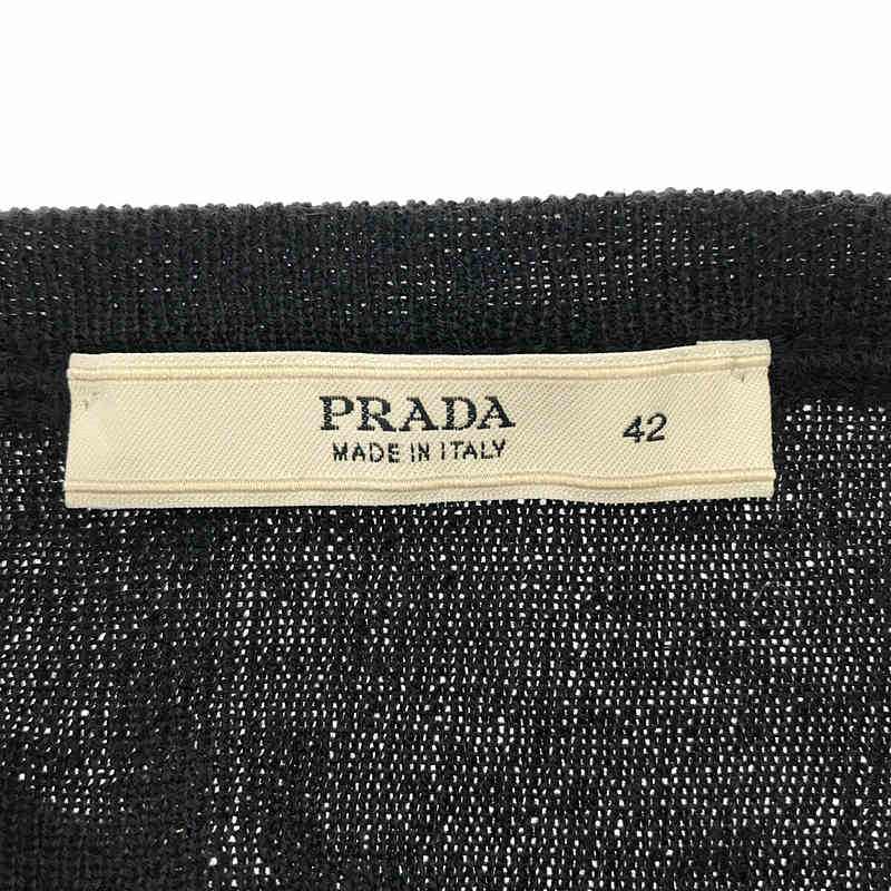 PRADA / プラダ カシミヤ シルク Uネックニット