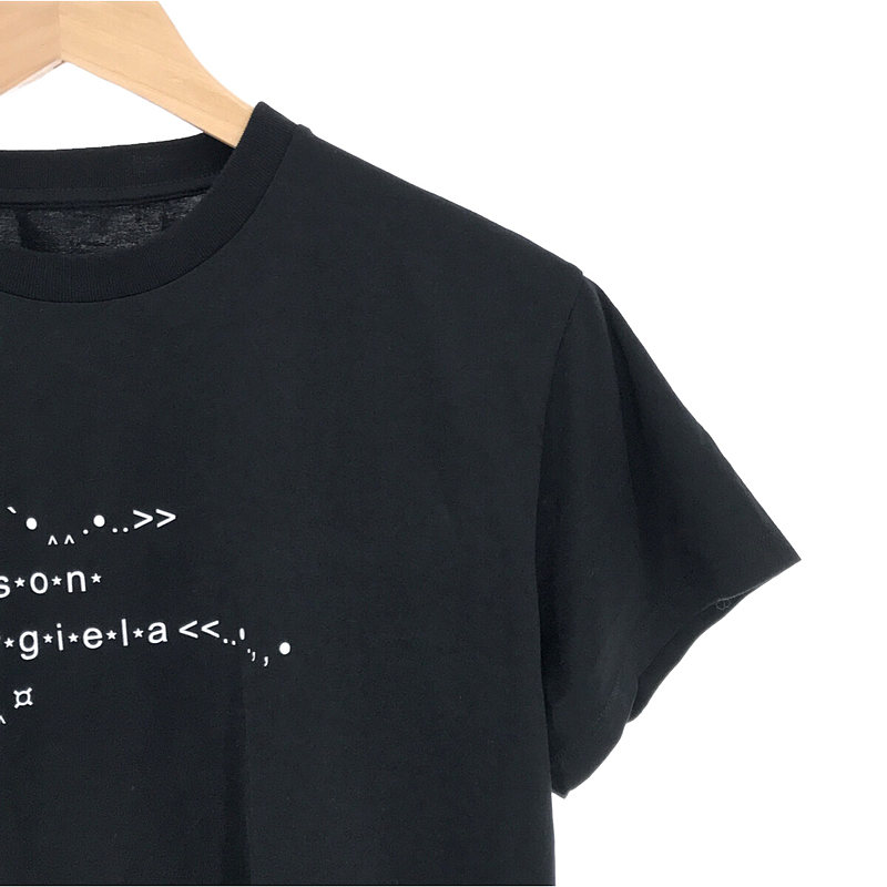 Maison Margiela / メゾンマルジェラ S51GC0515 フォントジェネレーター Tシャツ BK
