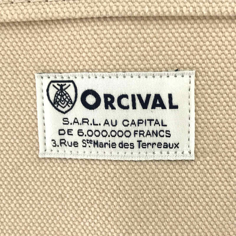 ORCIVAL / オーチバル 生成り キャンバス トート バッグ ユニセックス